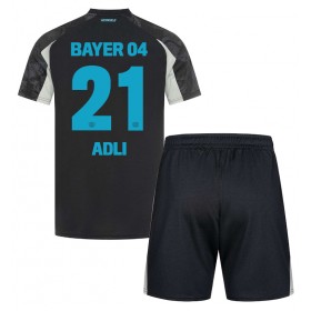 Bayer Leverkusen Amine Adli #21 3rd Trikot 2024-25 Kurzarm (+ kurze hosen)